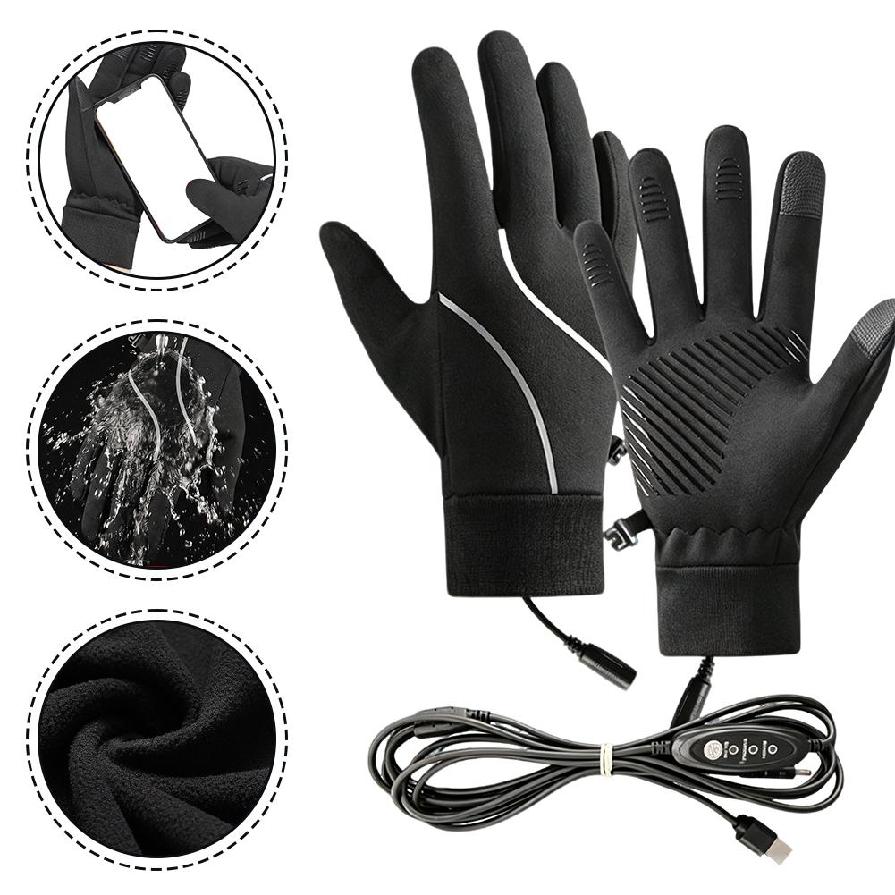 Riding Gear - Rękawice z funkcją podgrzewania, ładowane, zimowe,