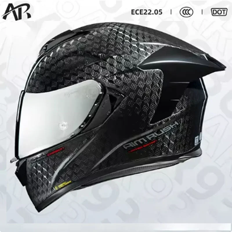AR 12K kask motocyklowy z włók – Carbon Fiber Lightweight Motorcycle Helmet recenzja i cena