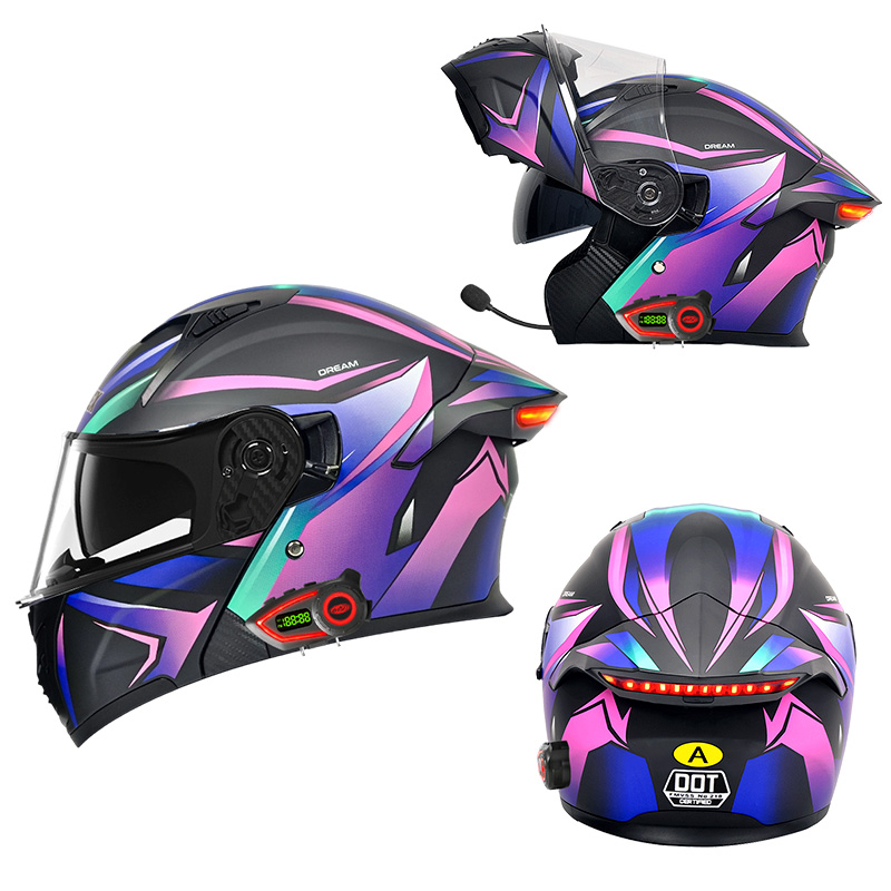 Kaski motocyklowe DOT z podwój – Modular Flip Up Motorcycle Helmet Dot Approved recenzja i cena