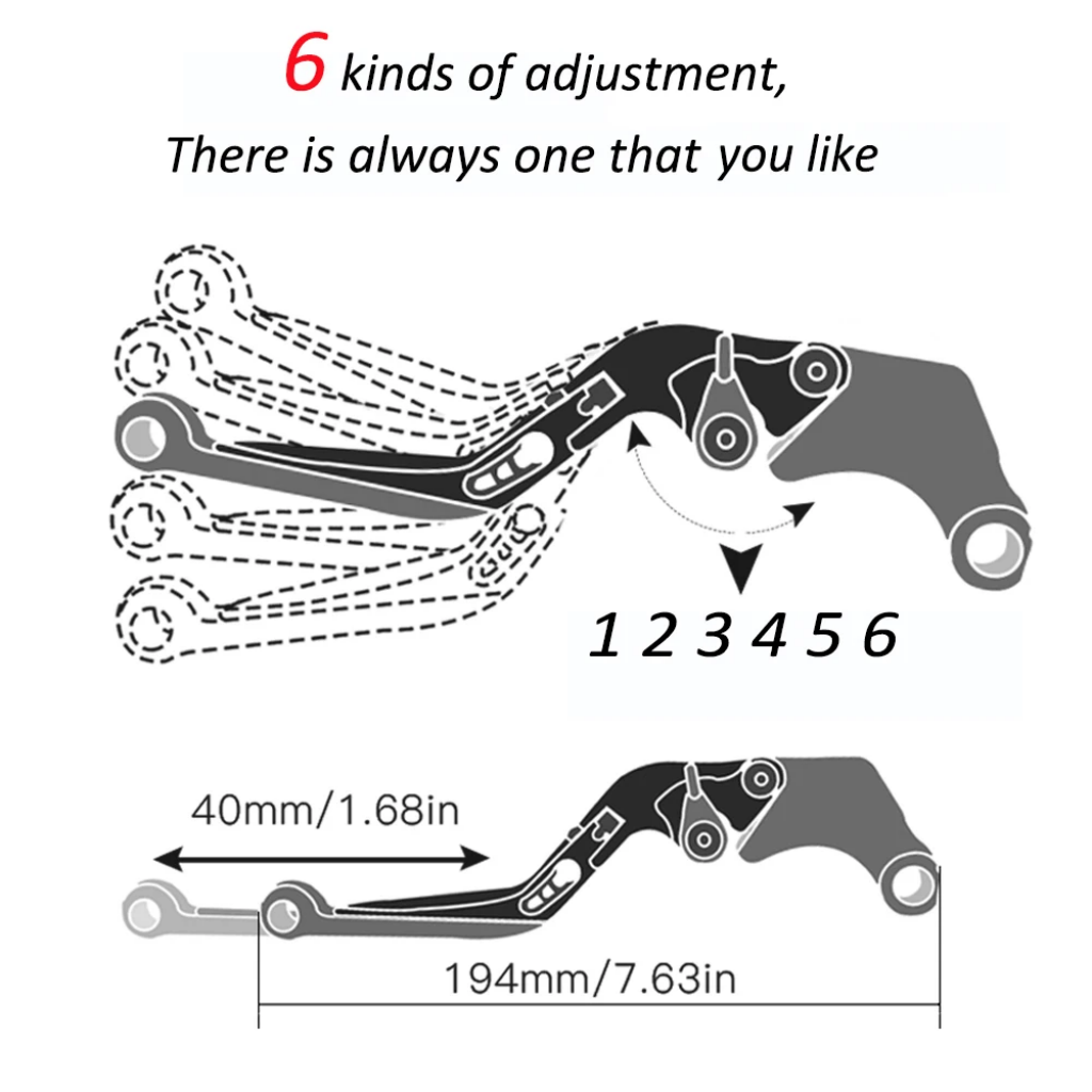 Regulowane, wysuwane krótkie k – Cnc Aluminum Adjustable Brake Clutch Levers recenzja i cena