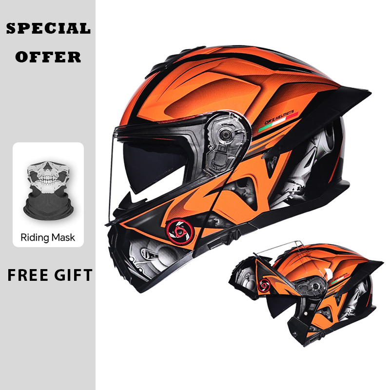 Kask motocyklowy otwierany z p – Dual Visor Motorcycle Racing Helmet recenzja i cena
