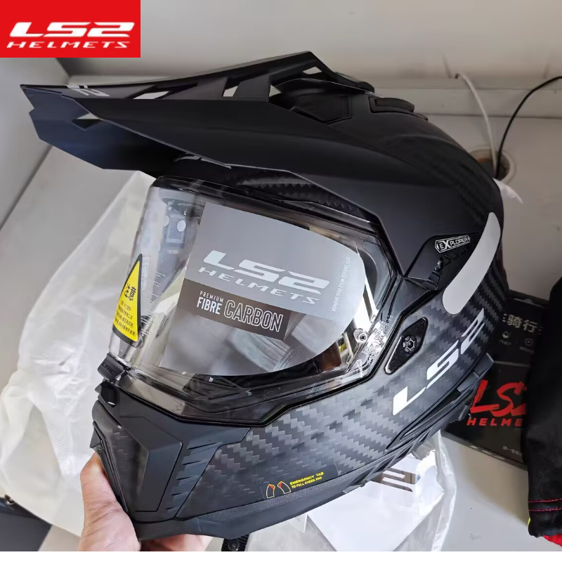 Kask motocyklowy integralny LS – Carbon Fiber Lightweight Motorcycle Helmet recenzja i cena