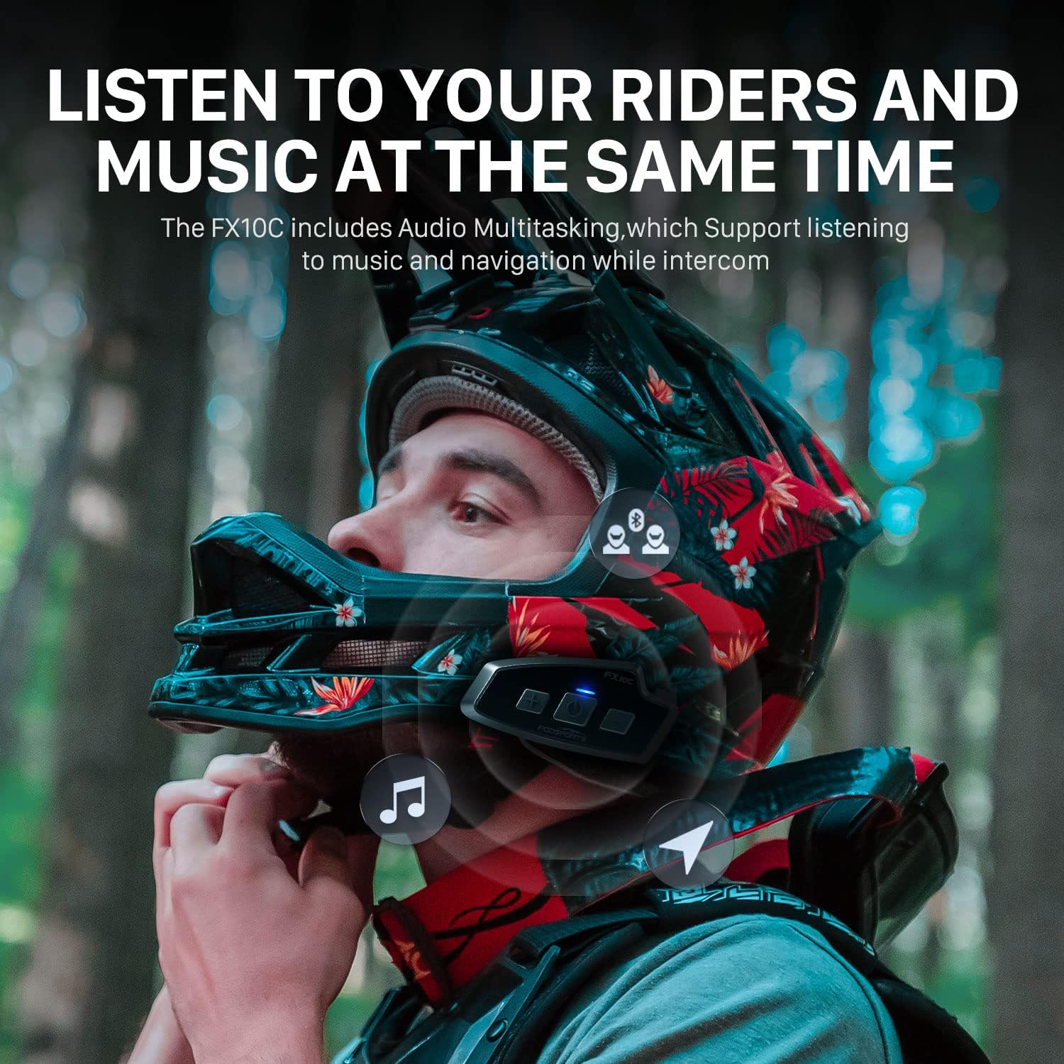 Fodsports FX 10C Mesh motocykl – Full Face Motorcycle Helmet With Bluetooth recenzja i cena