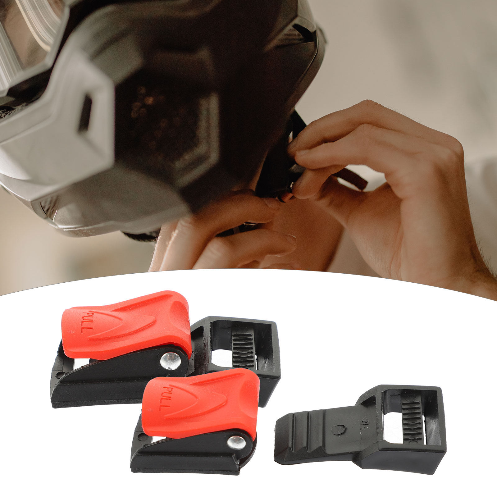 10 sztuk – szybkozamykacz do m – Quick Release Buckle Motorcycle Helmet recenzja i cena